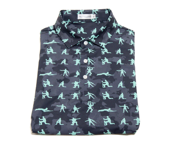 Youth Camo Army Guys Polo